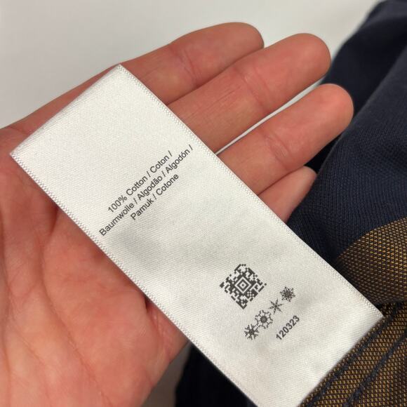 Fred Perry Bold Stripe Oxford Woven Button Down Shirt Men's Medium Quiet Luxury - Picture 7 of 12